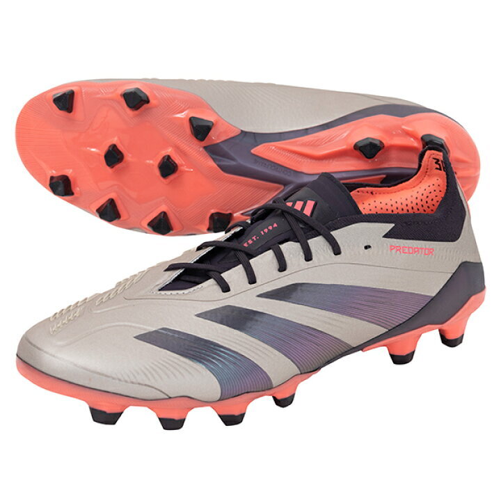 ・スピード発送 新品未使用 adidas PREDATOR ELITE HG/AG トップモデル スパイク IH5922(プラチナメタリック/ブラック/ターボ)２７．０ＣＭ_画像1