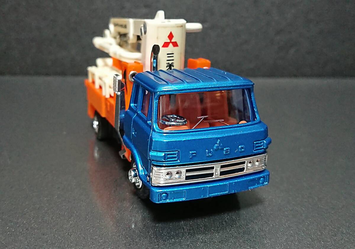 ☆ 未使用 可動部多数 1970～80年代 日本製 シンセイ 三菱 コンクリートポンプ車 ミニパワー JAPAN_画像4