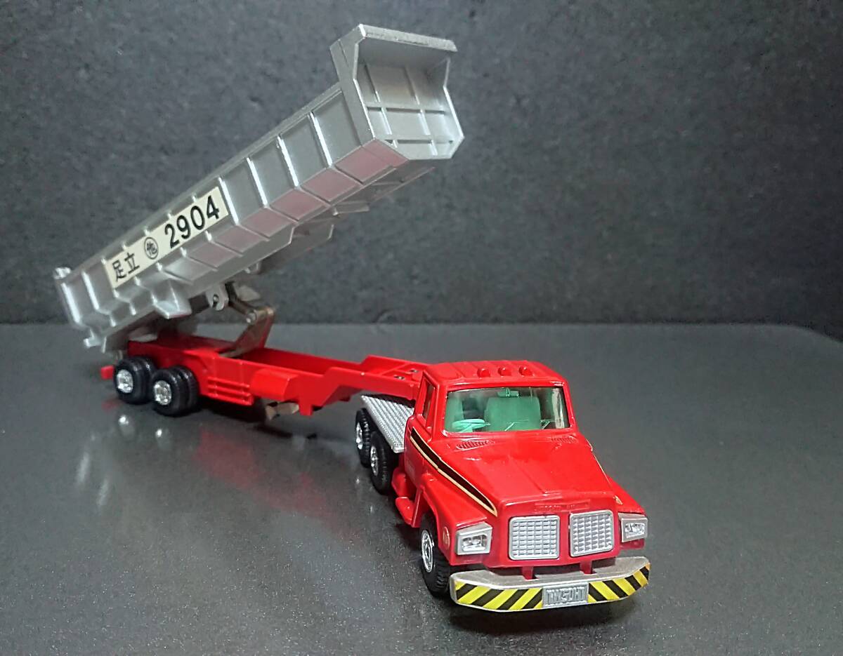 ☆1980年代 日本製 大型 トミカ ダンディ UD ニッサン ディーゼル トレーラー ダンプ JAPAN TOMICA DANDY_画像1