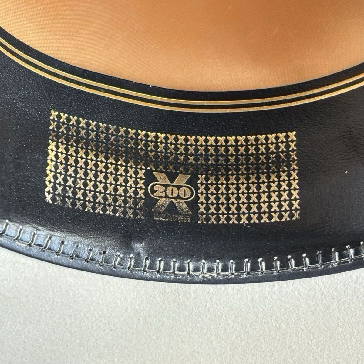 RESISTOL 200X ウエスタンハット ビーバーフェルト アイボリー サイズ7 カウボーイ USA 帽子_画像6