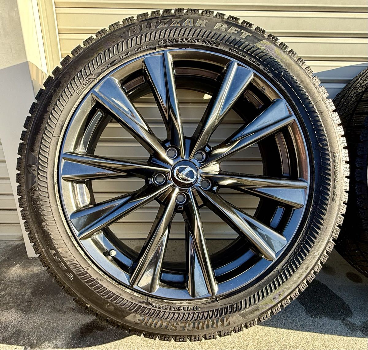 LEXUS レクサス NX 純正 アルミホイール NX350 NX350h NX450h+ 235/50R20 F-SPORT Fスポーツ スタッドレス ランフラットタイヤ_画像2