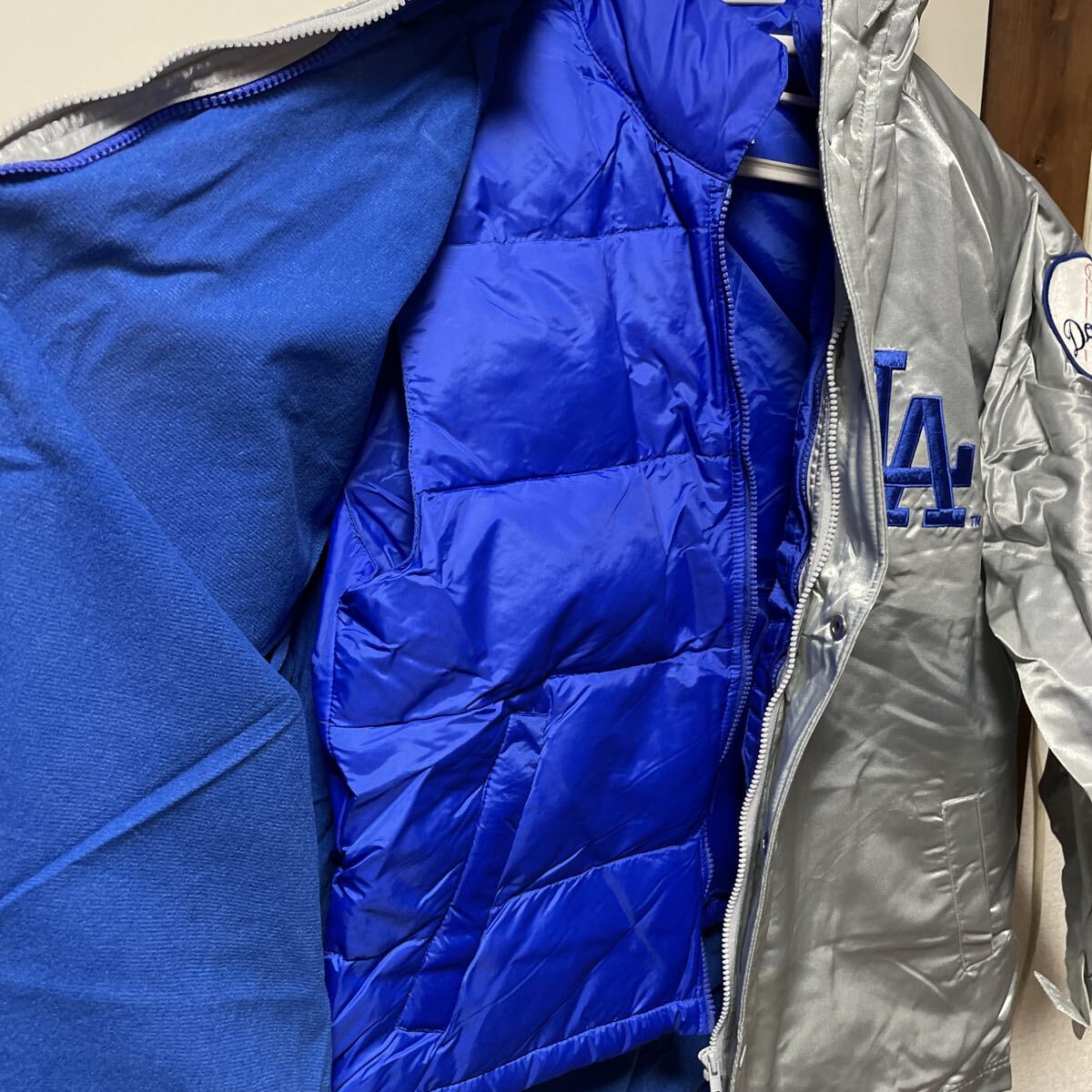 激レア スターター NOMO 野茂英雄　ベンチコートインナーダウンベスト　レア　90s ビンテージ　LAドジャース×キリン タグ付未使用品！_画像7