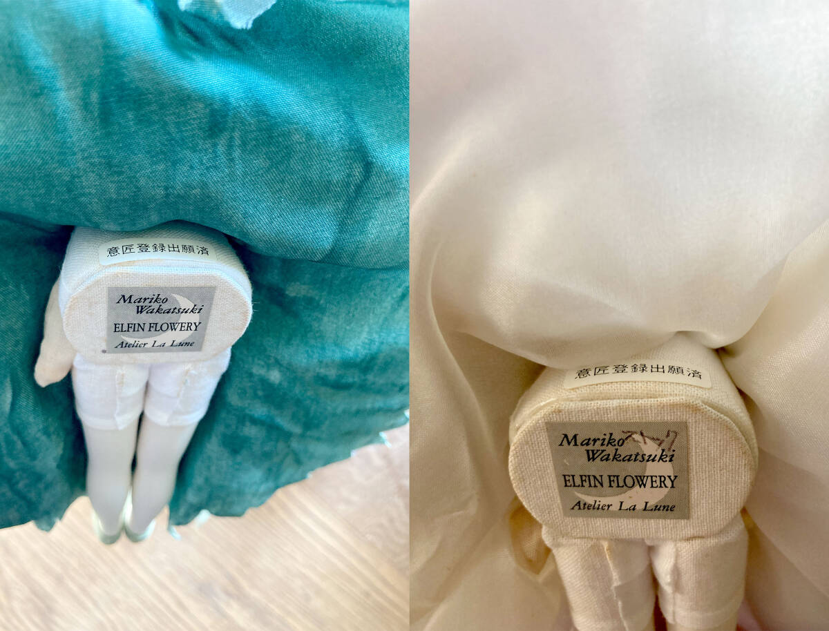 若月まり子 Mariko Wakatsuki◆妖精 ドール◆女の子 クリスマス ストック 陶器 人形_画像5