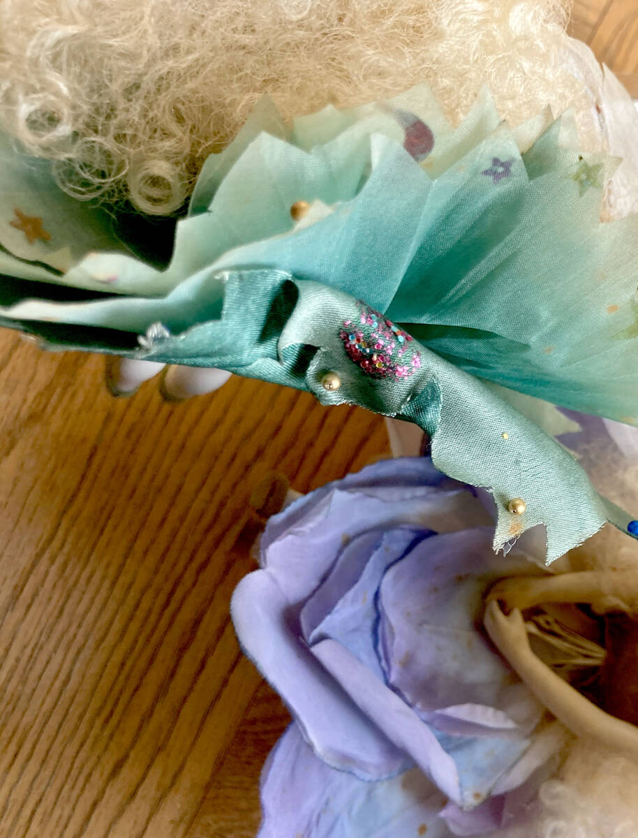 若月まり子 Mariko Wakatsuki◆妖精 ドール◆女の子 クリスマス ストック 陶器 人形_画像7