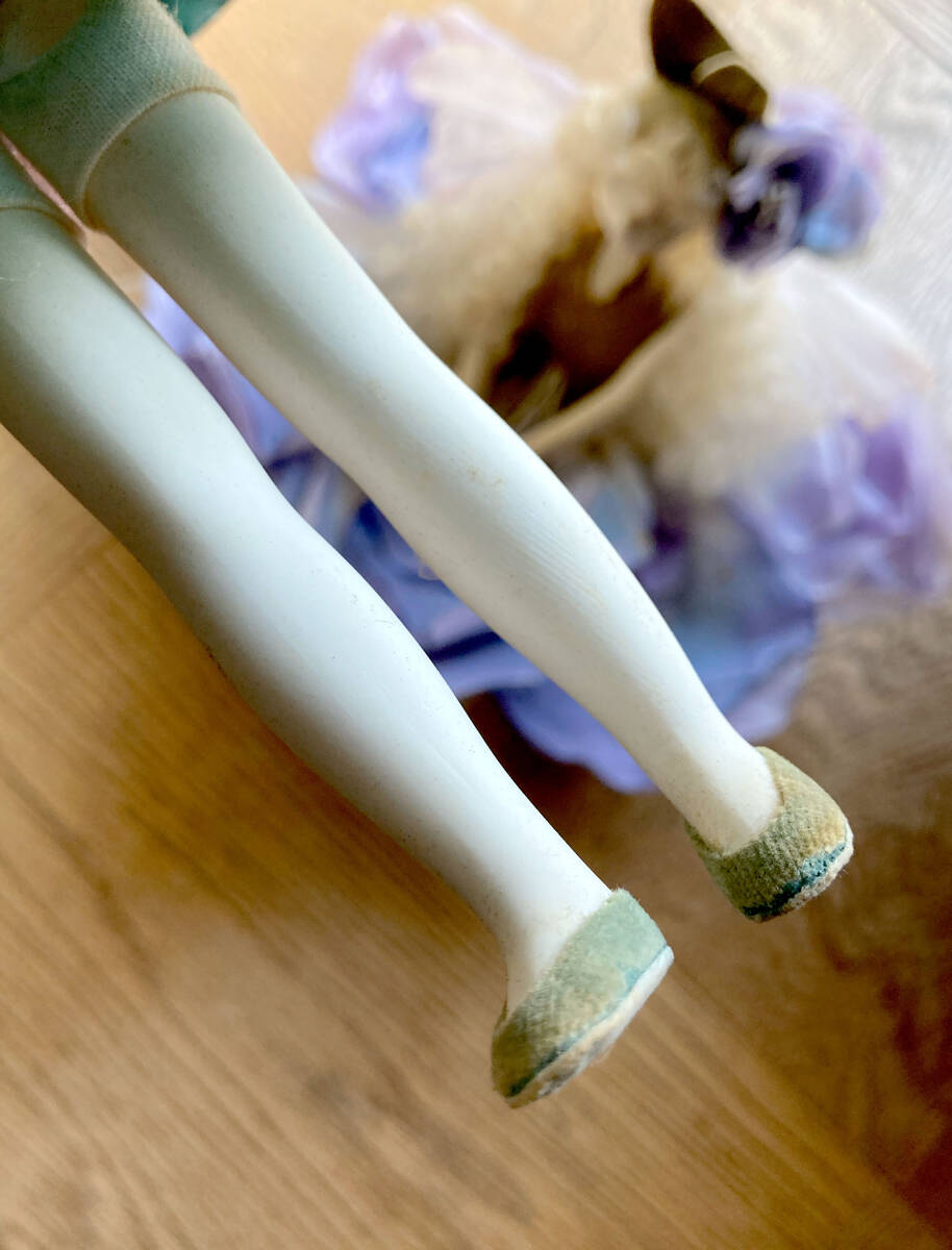 若月まり子 Mariko Wakatsuki◆妖精 ドール◆女の子 クリスマス ストック 陶器 人形_画像8