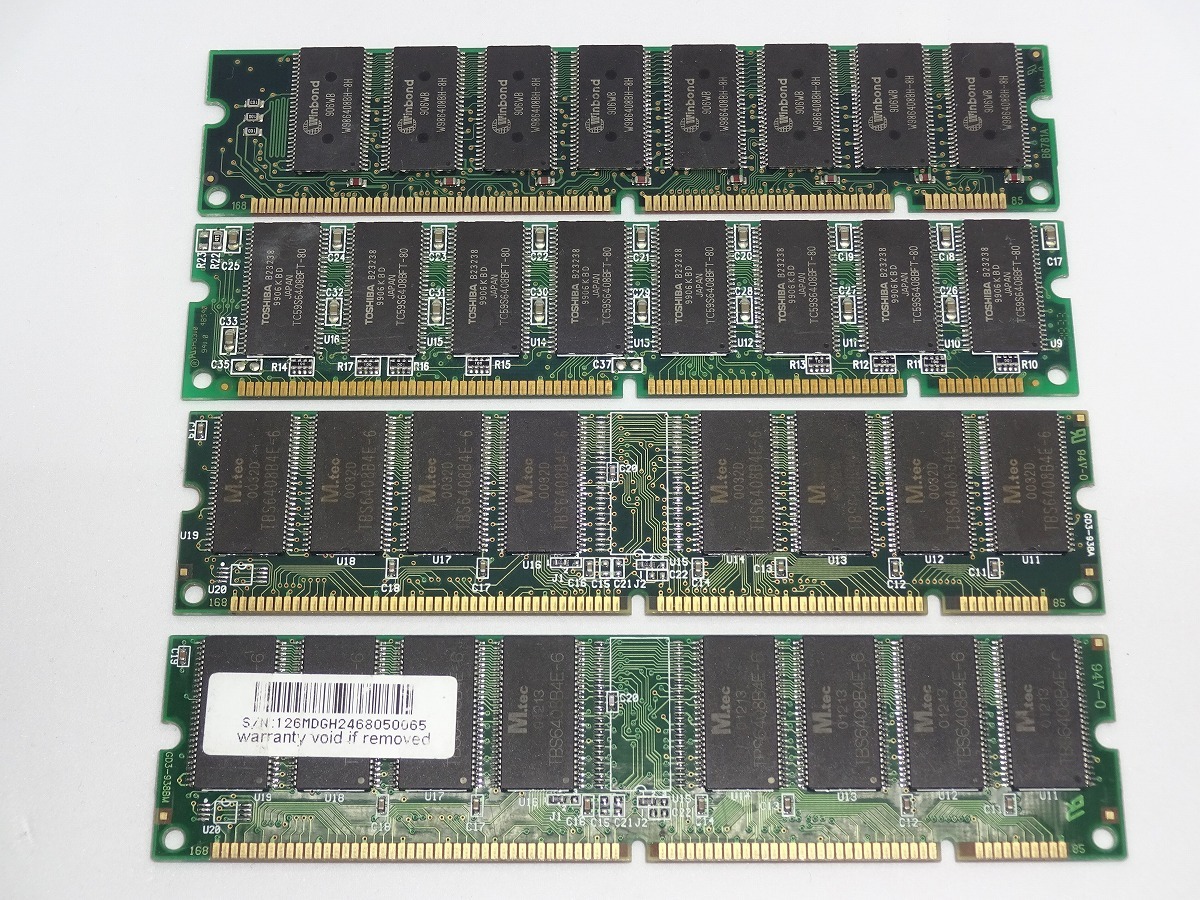 SDRAM PC125 128MB 4枚_画像2