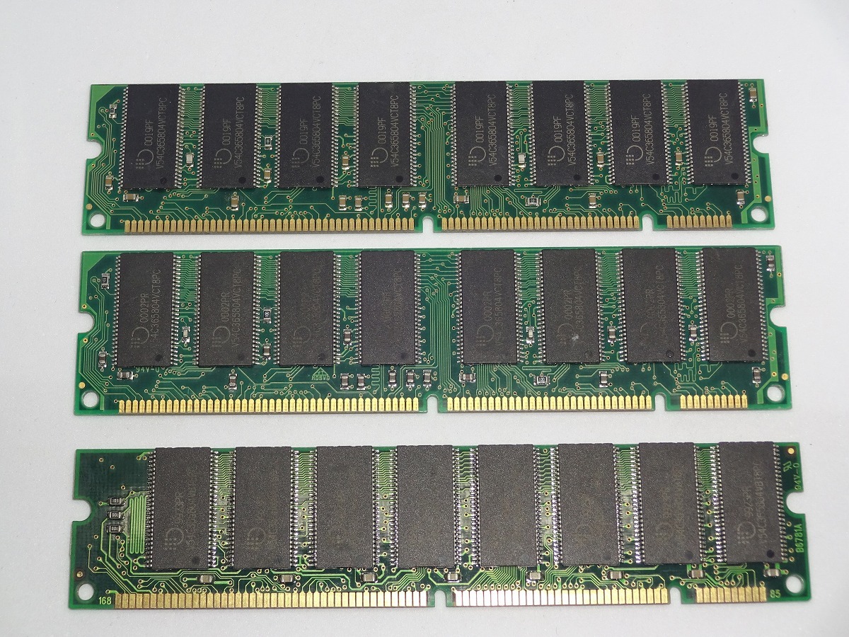 SDRAM PC100 128MB 3枚 _画像2