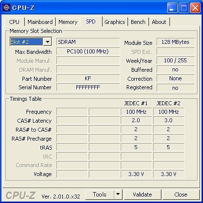 SDRAM PC100 128MB 3枚 _画像5