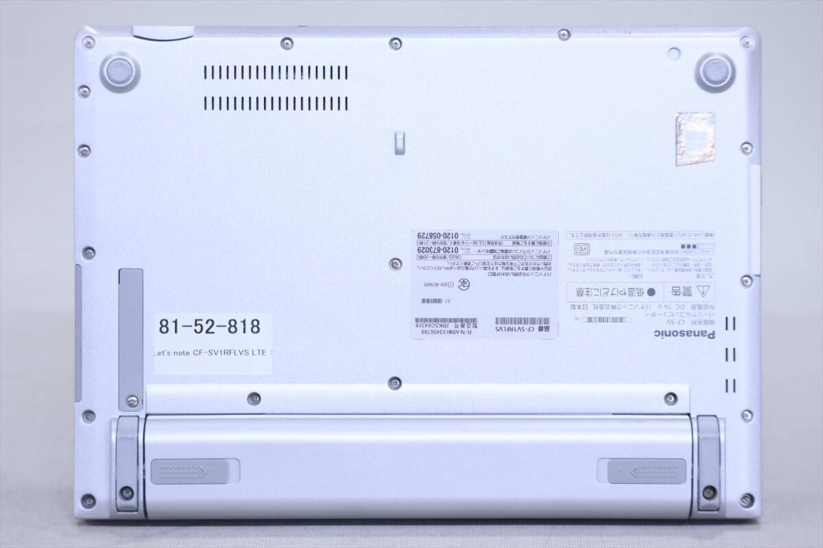 1円~ 快速モデル バッテリー良好 11世代Corei5 Let's note CF-SV1RFLVS LTE i5-1145G7 16G 256G 12.1WUXGA Win11 リカバリ BAA評価_画像6