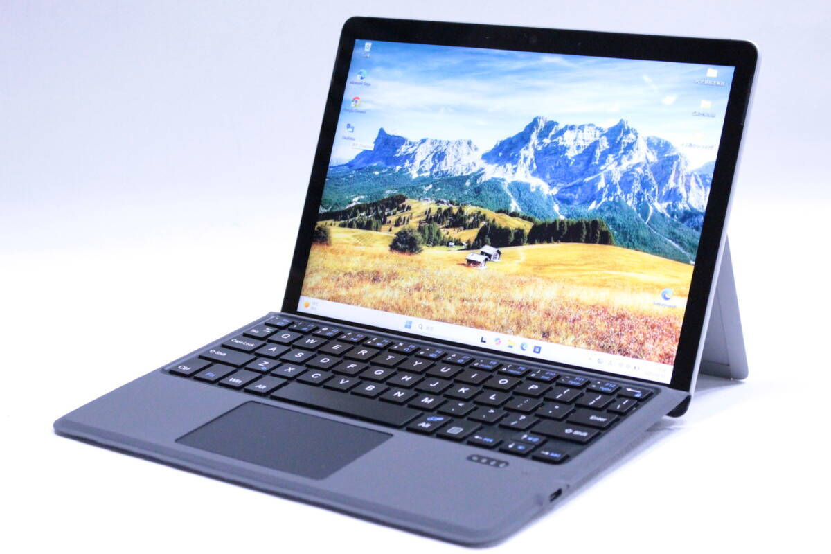 1円~ バッテリー良好 2021年発売 軽量約544g Surface Go 3 Pentium Gold 6500Y 4G 64G 10.5タッチ Wi-Fi6 Windows11 持ち運び最適 BBA評価_画像1