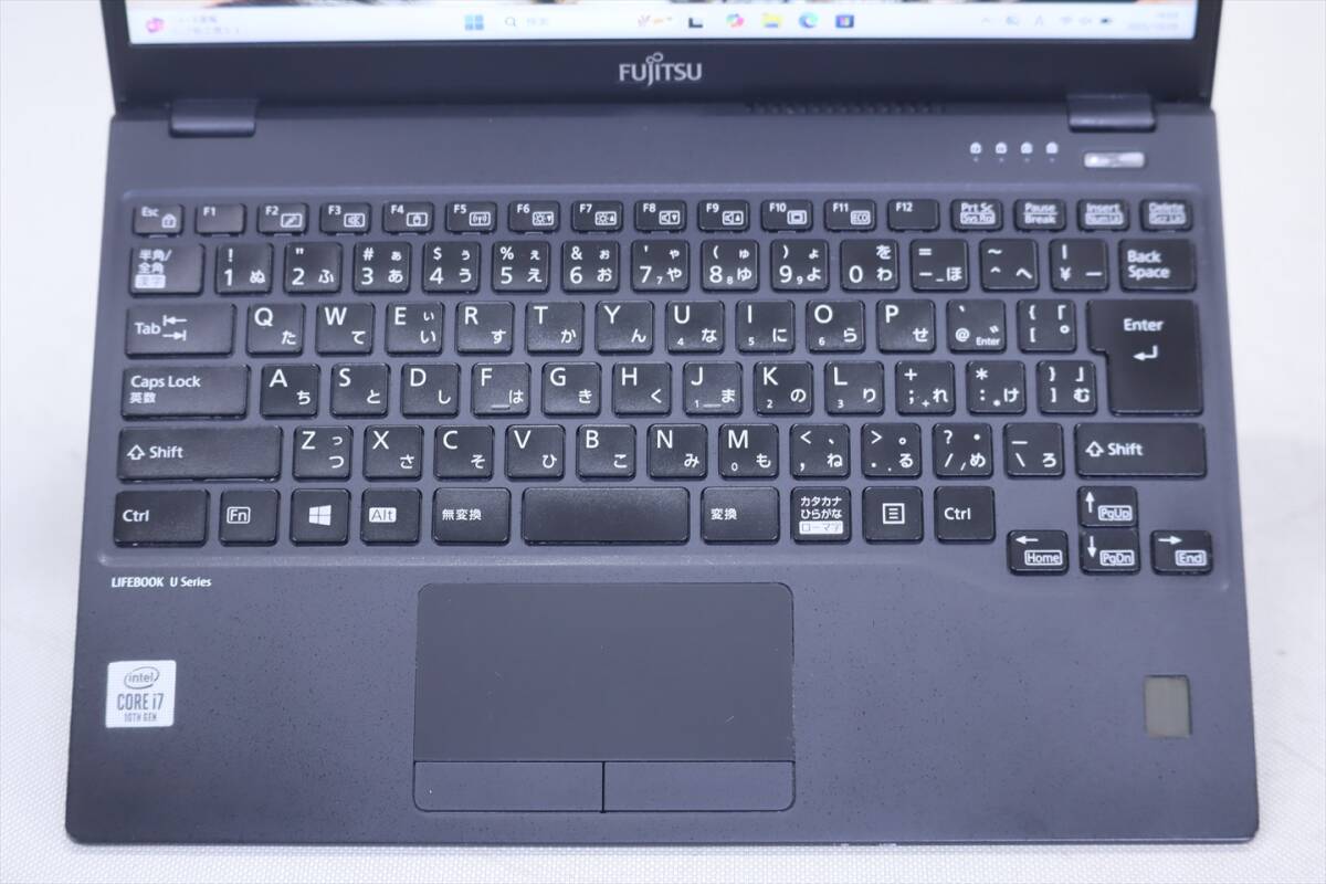 1円～ 薄軽量約777gパワフルモデル 10世代Corei7 LIFEBOOK U9310/D LTE i7-10610U 16G 256G 13.3FHD Wi-Fi6 Win11 バッテリー良 BAA評価_画像2