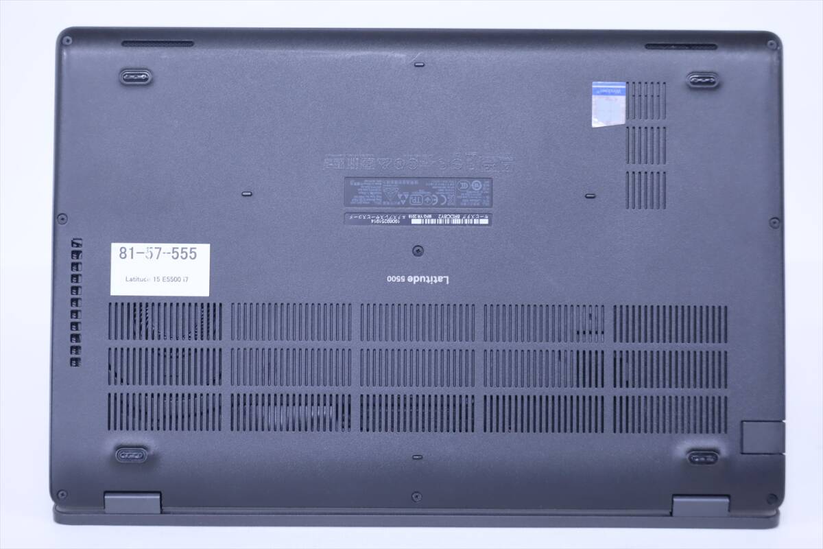 1円~ パワフルCorei7モデル Latitude 15 E5500 i7-8665U 16G 256G 15.6TFT Win11 バッテリー良 BBA評価_画像6