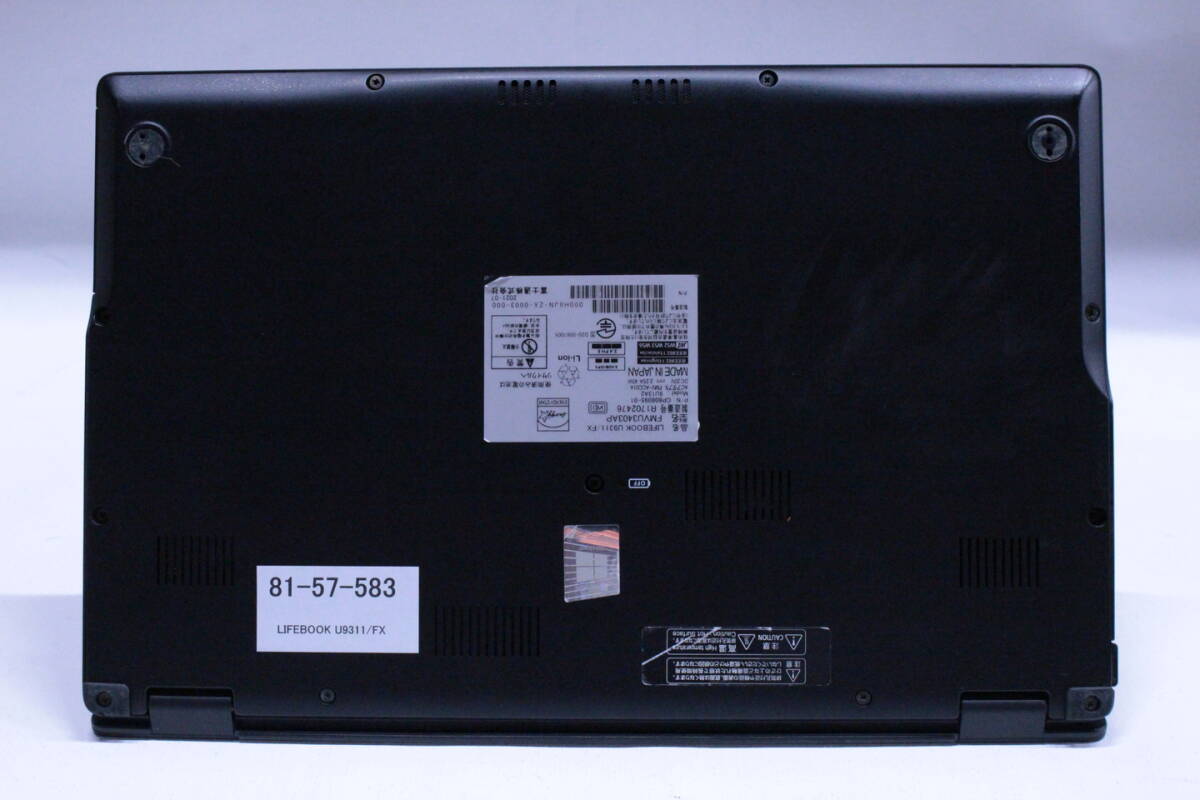 1円～ 薄軽量モデル 11世代Corei5 LIFEBOOK U9311/FX i5-1135G7 8G SSD256G 13.3FHD Wi-Fi6 顔認証 Windows11 薄型軽量 BBA評価_画像6