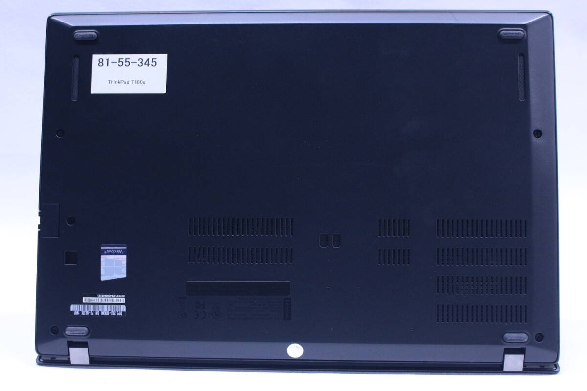 1円～ 外装バッテリー良好 ThinkPad T480s LTE i5-8250U 8G SSD256G 14.0FHD Win11 180度開閉液晶 ABA評価_画像6