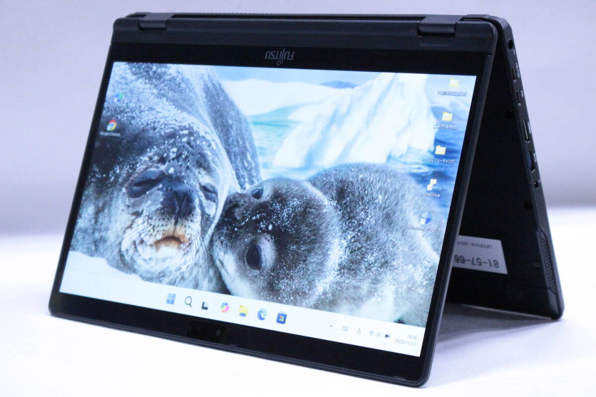 即配 外装良好 薄軽量タブレットPC 10世代Corei5 LIFEBOOK U9310X/D LTE i5-10310U 4G SSD128G 13.3FHDタッチ Win11 ペン付属 ABA評価_画像1