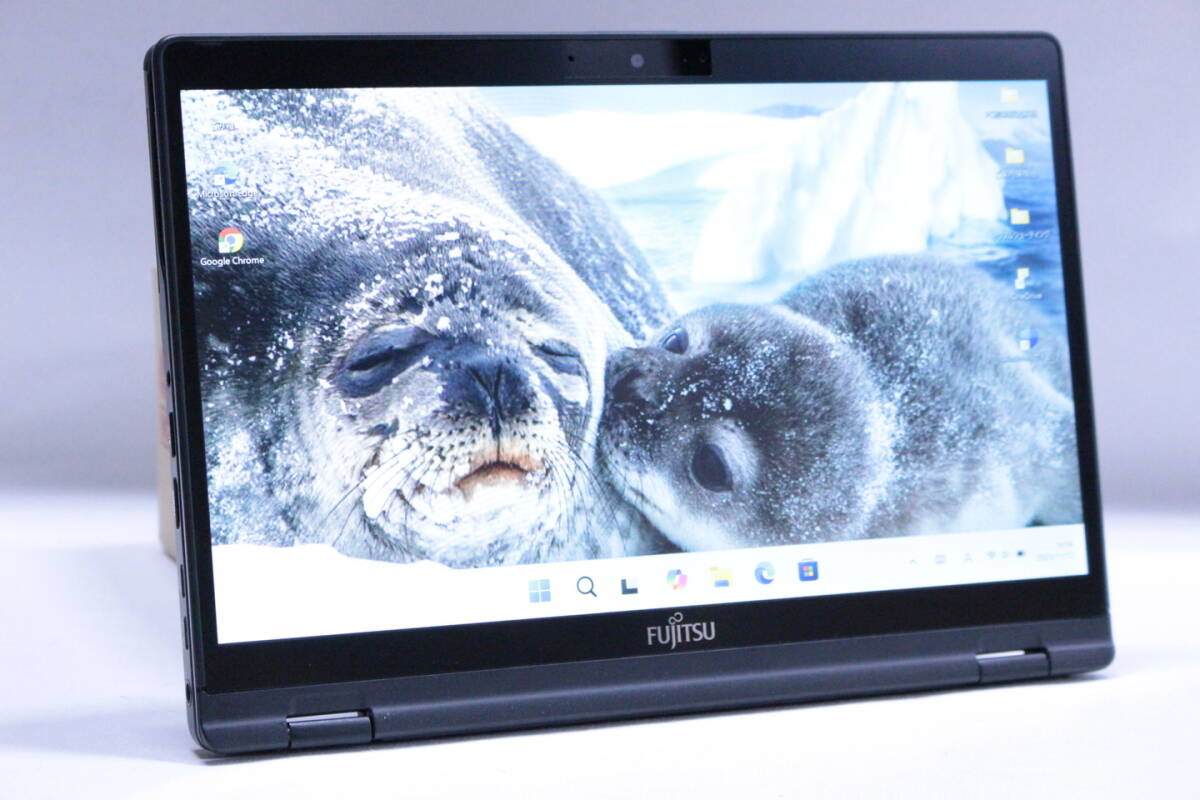 即配 外装良好 薄軽量タブレットPC 10世代Corei5 LIFEBOOK U9310X/D LTE i5-10310U 4G SSD128G 13.3FHDタッチ Win11 ペン付属 ABA評価_画像2