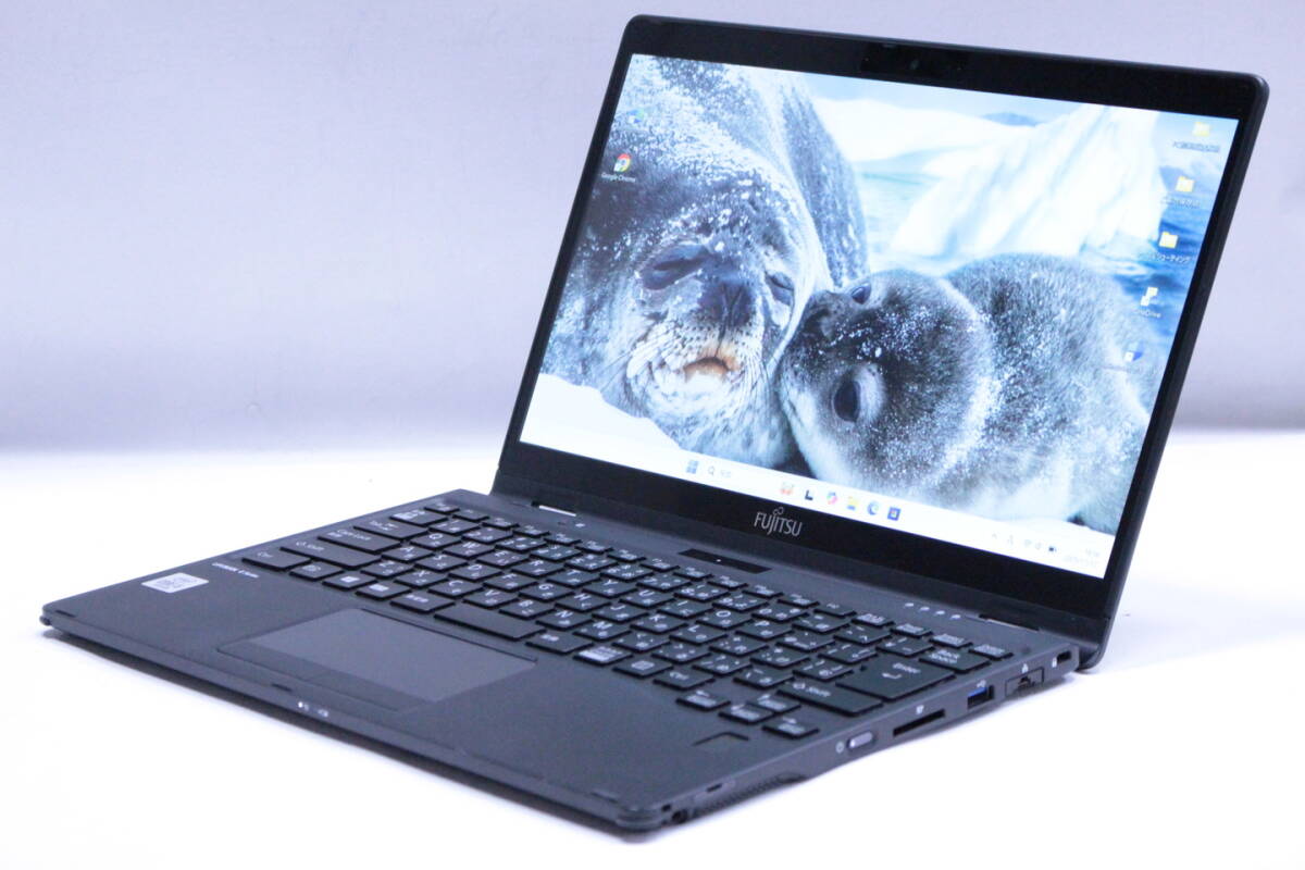即配 外装良好 薄軽量タブレットPC 10世代Corei5 LIFEBOOK U9310X/D LTE i5-10310U 4G SSD128G 13.3FHDタッチ Win11 ペン付属 ABA評価_画像3