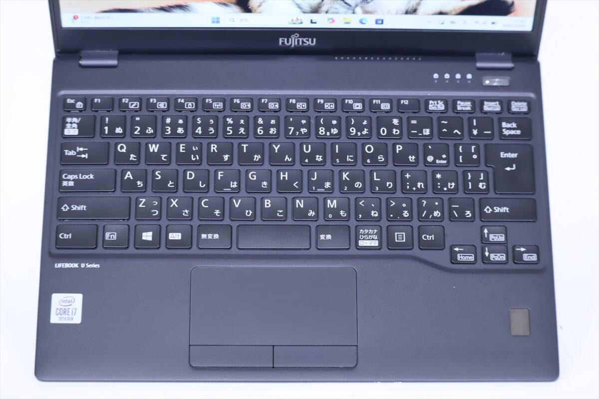 1円～ 2020年薄軽量パワフルモデル 10世代Corei7 LIFEBOOK U9310/D LTE i7-10610U 16G 256G 13.3FHD Wi-Fi6 Win11 バッテリー良 BBA評価_画像2