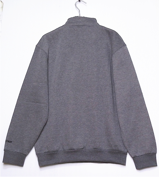 即決■★PLAYBOY/プレイボーイ★■裏起毛ハーフジップトレーナー：SIZE=4L_画像5