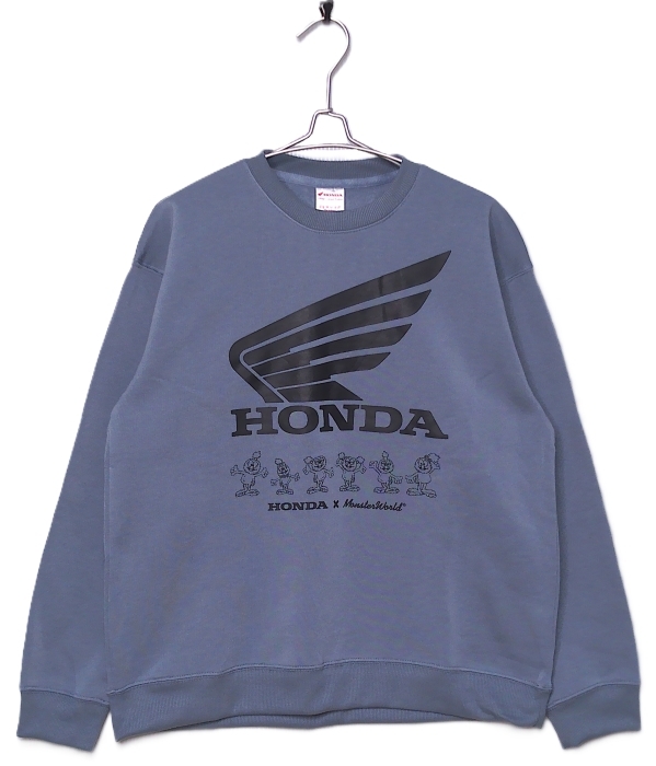 即決■★Honda × MONSTER WORLD★■裏起毛トレーナー:SIZE=LL_画像1