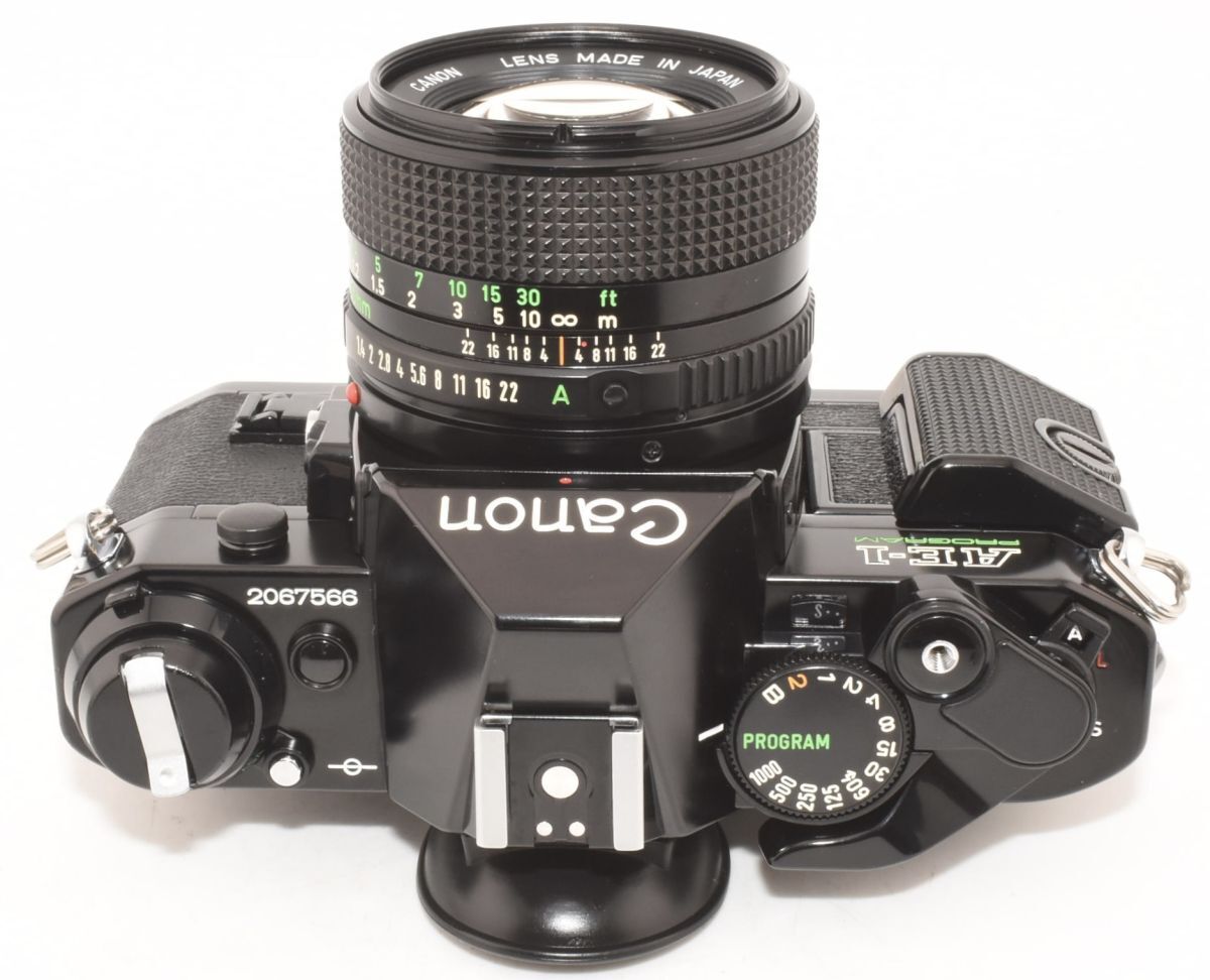 [ обслуживание / возможности измерение settled ]Canon AE-1 PROGRAM черный +NEW FD50mmF1.4_P,S, функция OK(2067566_590T)