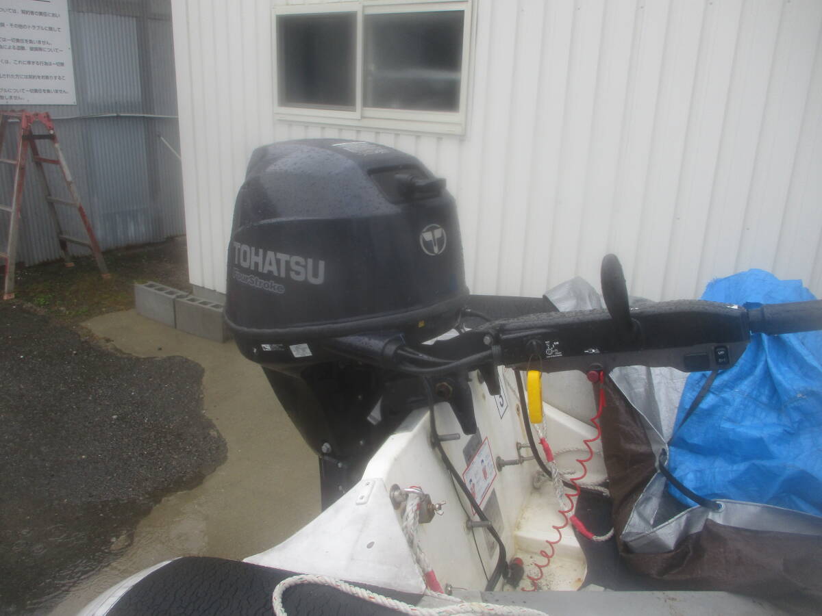 トーハツ３０馬力L 油圧チルト、セル付きバーハンドル　機関良好_画像7