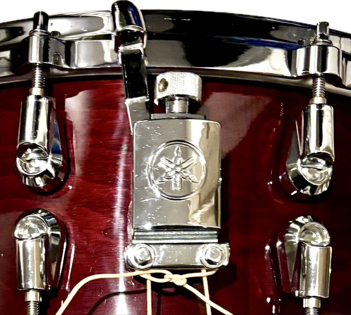 【日本製】YAMAHA Maple Custom Absolute Nouveau メイプルカスタムアブソリュート スネアドラム ASD0545_画像5