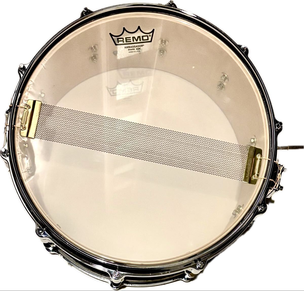 【日本製】YAMAHA Maple Custom Absolute Nouveau メイプルカスタムアブソリュート スネアドラム ASD0545_画像8