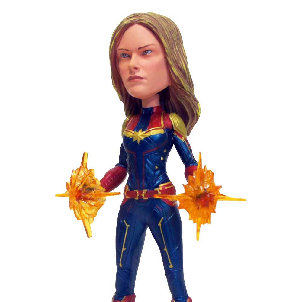 新品 アベンジャーズ エンドゲーム キャプテン・マーベル 手塗ヘッドノッカーNECA アメリカントイ フィギュア USA首振り人形_画像7