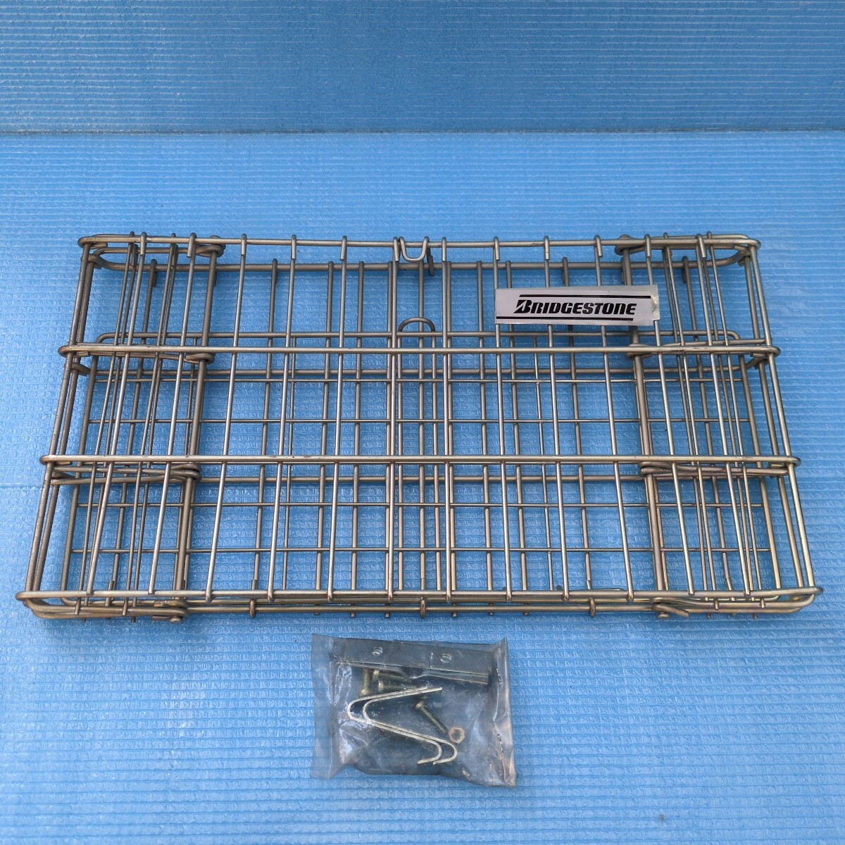 当時物 旧車 昭和レトロ ブリヂストン 中折カゴ サイドカゴ 検索)ツバメ 宮田 ツノダ ゼブラ 山口 ナショナル セキネ 富士 丸石 マルキン_画像1