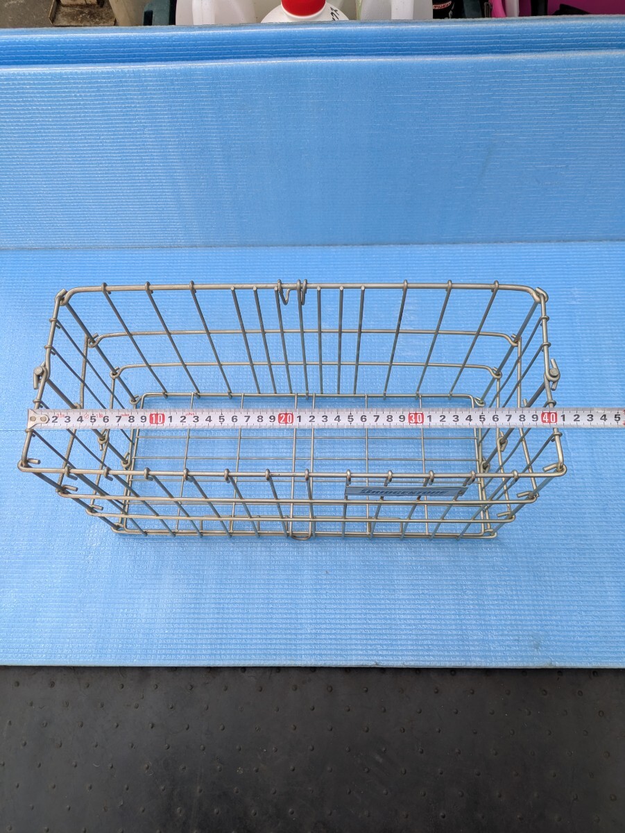 当時物 旧車 昭和レトロ ブリヂストン 中折カゴ サイドカゴ 検索)ツバメ 宮田 ツノダ ゼブラ 山口 ナショナル セキネ 富士 丸石 マルキン_画像6