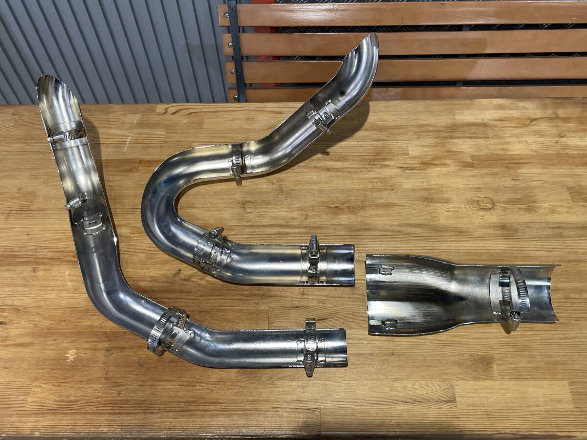 バッサーニ ロードレイジ 2-1マフラー ソフテイル 1S62R_画像8