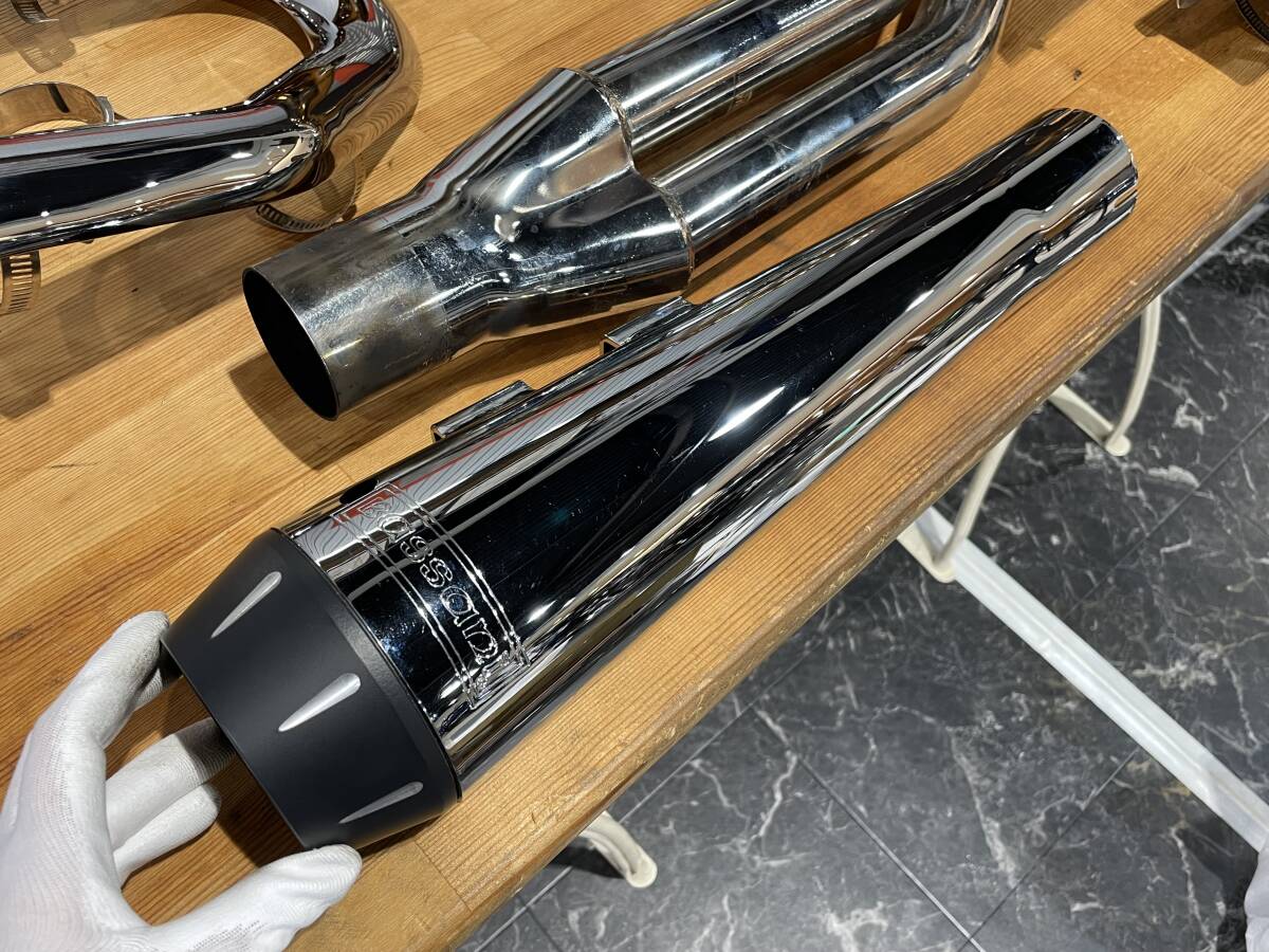 バッサーニ ロードレイジ 2-1マフラー ソフテイル 1S62R_画像2