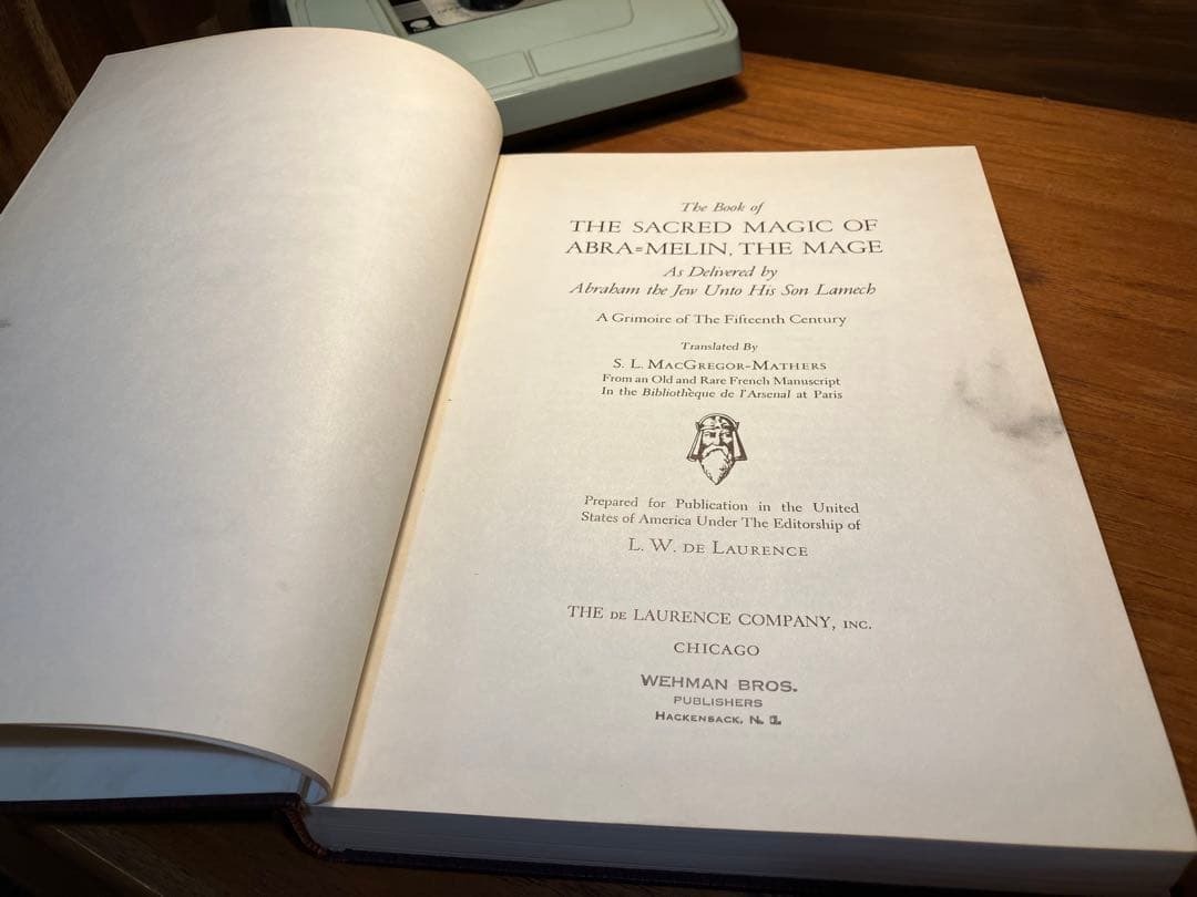 アブラメリンの魔術 1948年 洋書 ハードカバー 貴重_画像9