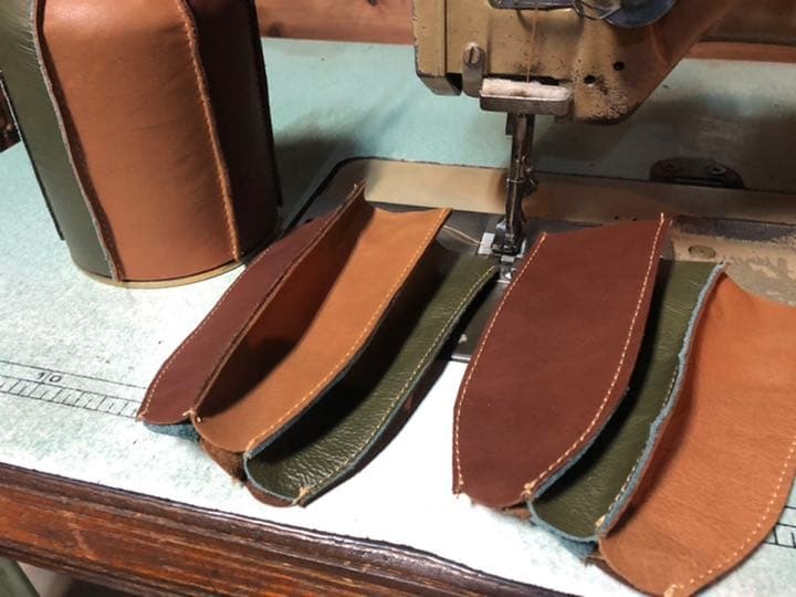 本革製！ガスカートリッジ450/500g用 3色　カバー　ハンドメイド_画像7