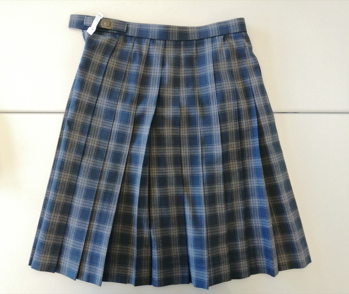  Okayama префектура [ Okayama префектура . Okayama юг средняя школа ] женщина форма 160A летняя одежда матроска + указание лента + летняя одежда юбка (W66.L54) Predichant школьная форма (2 поколение передний ) 3 позиций комплект 