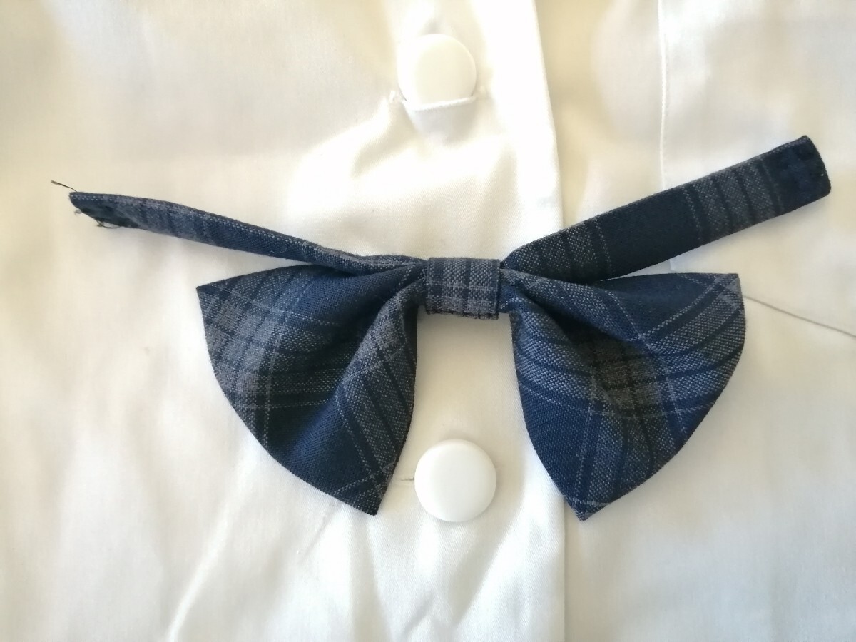  Okayama префектура [ Okayama префектура . Okayama юг средняя школа ] женщина форма 160A летняя одежда матроска + указание лента + летняя одежда юбка (W66.L54) Predichant школьная форма (2 поколение передний ) 3 позиций комплект 