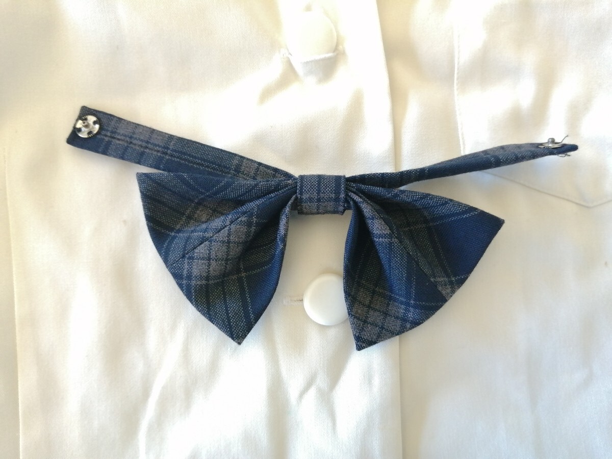  Okayama префектура [ Okayama префектура . Okayama юг средняя школа ] женщина форма 160A летняя одежда матроска + указание лента + летняя одежда юбка (W66.L54) Predichant школьная форма (2 поколение передний ) 3 позиций комплект 