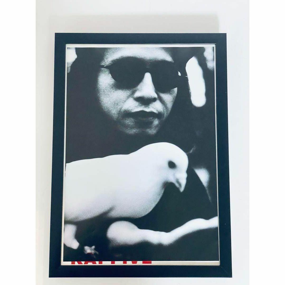 甲斐よしひろ 雑誌切り抜き A4額縁付き ポスター風 KAI FIVE_画像7