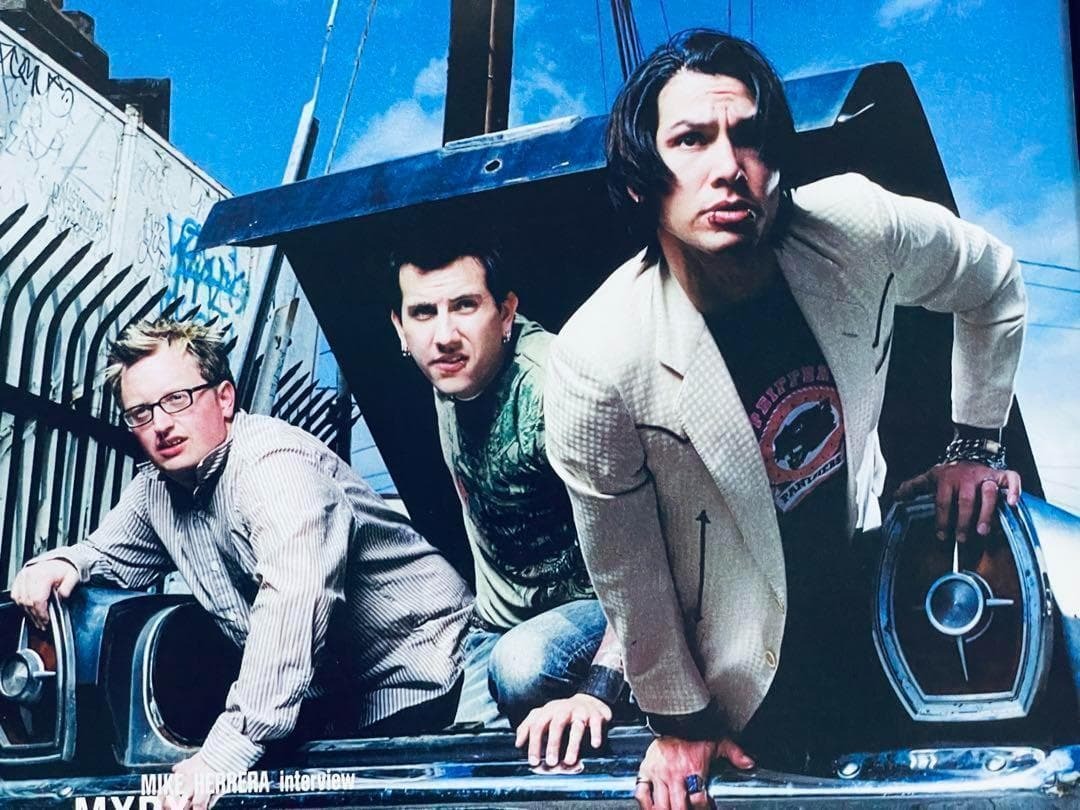 MXPX　雑誌切り抜き　B5 額縁付き　ポスター風_画像2