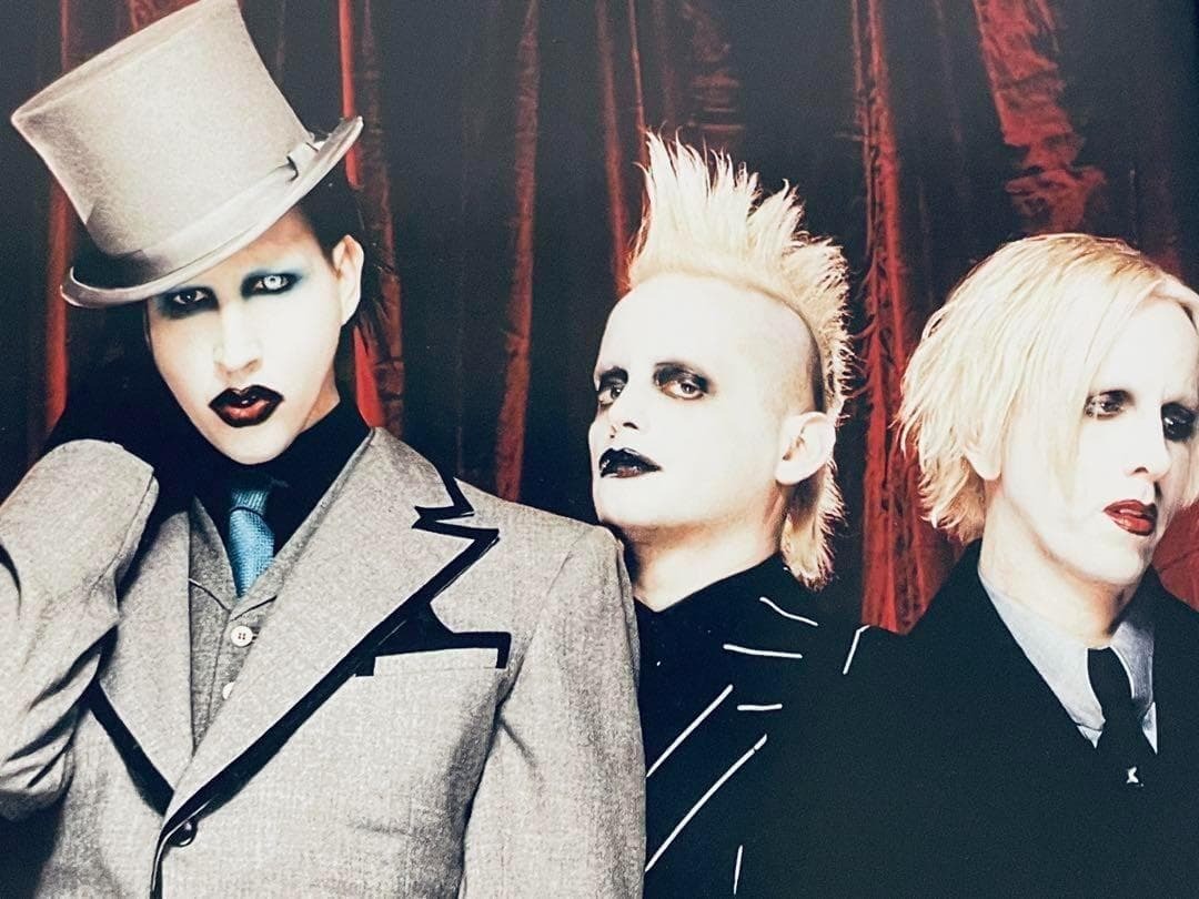 マリリン・マンソン　ポスター風アートフレーム　雑誌切り抜き　A4額縁付き　C_画像5