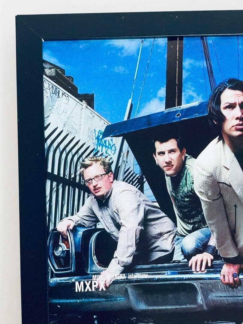 MXPX　雑誌切り抜き　B5 額縁付き　ポスター風_画像4