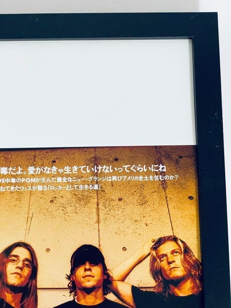 PUDDLE OF MUDD ポスター風アートフレーム 雑誌切り抜き B5額付き_画像4