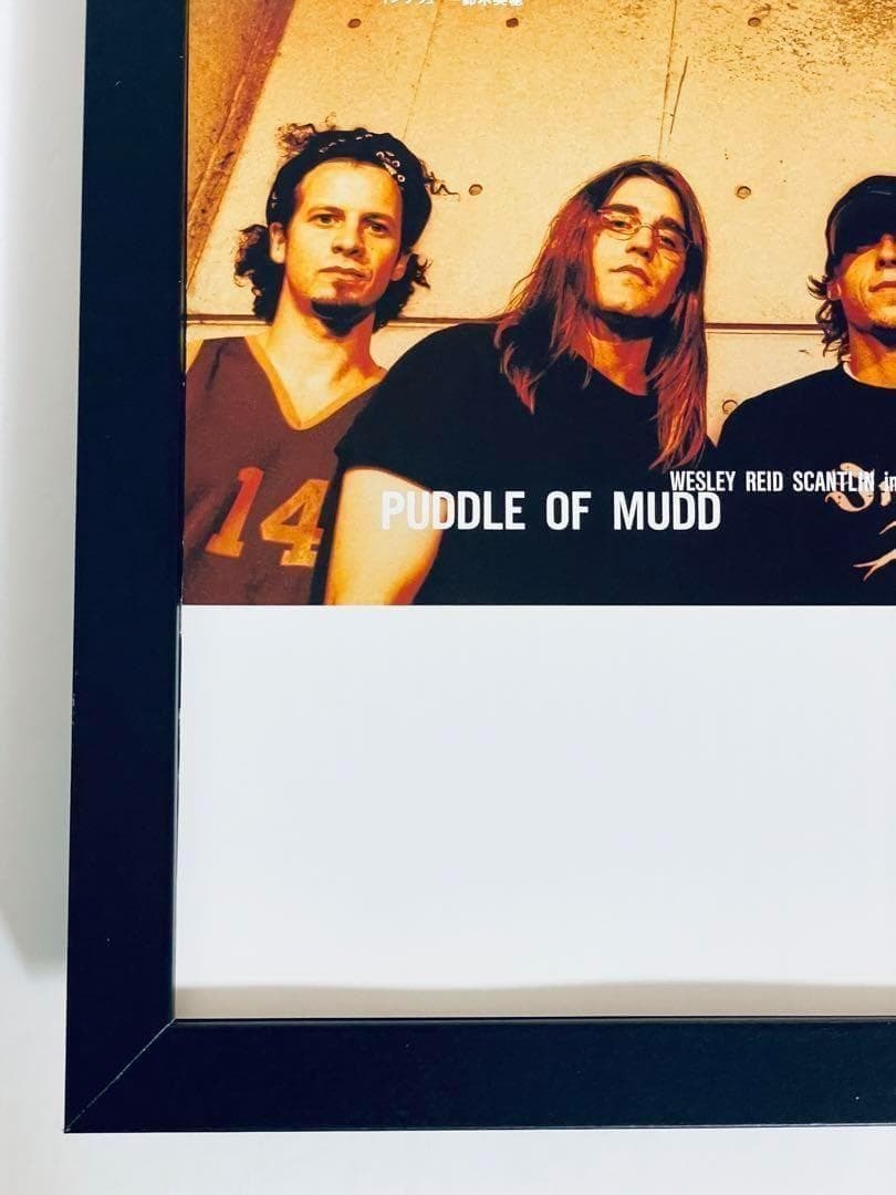 PUDDLE OF MUDD ポスター風アートフレーム 雑誌切り抜き B5額付き_画像5
