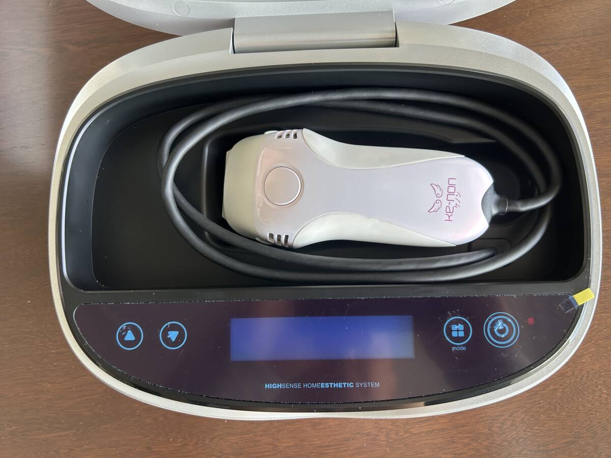ケノン 脱毛器 Ver.8.4J パールホワイト KE-NON 2,869,582回使用可能_画像3
