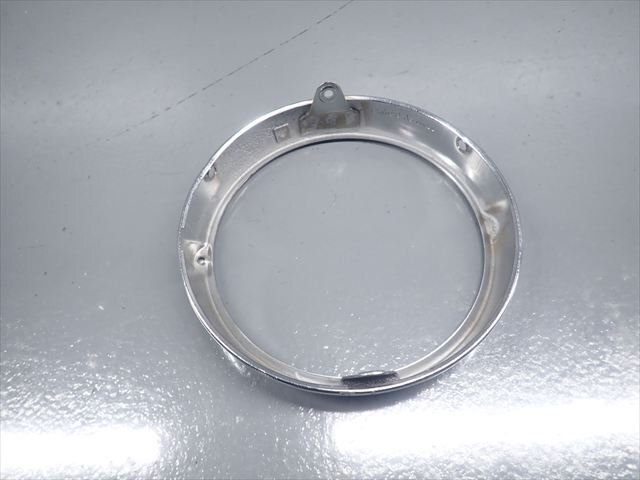 ε251125-25 カワサキ W1 500SS ヘッドライトリム スタンレー 6-0752 破損無し！_画像6