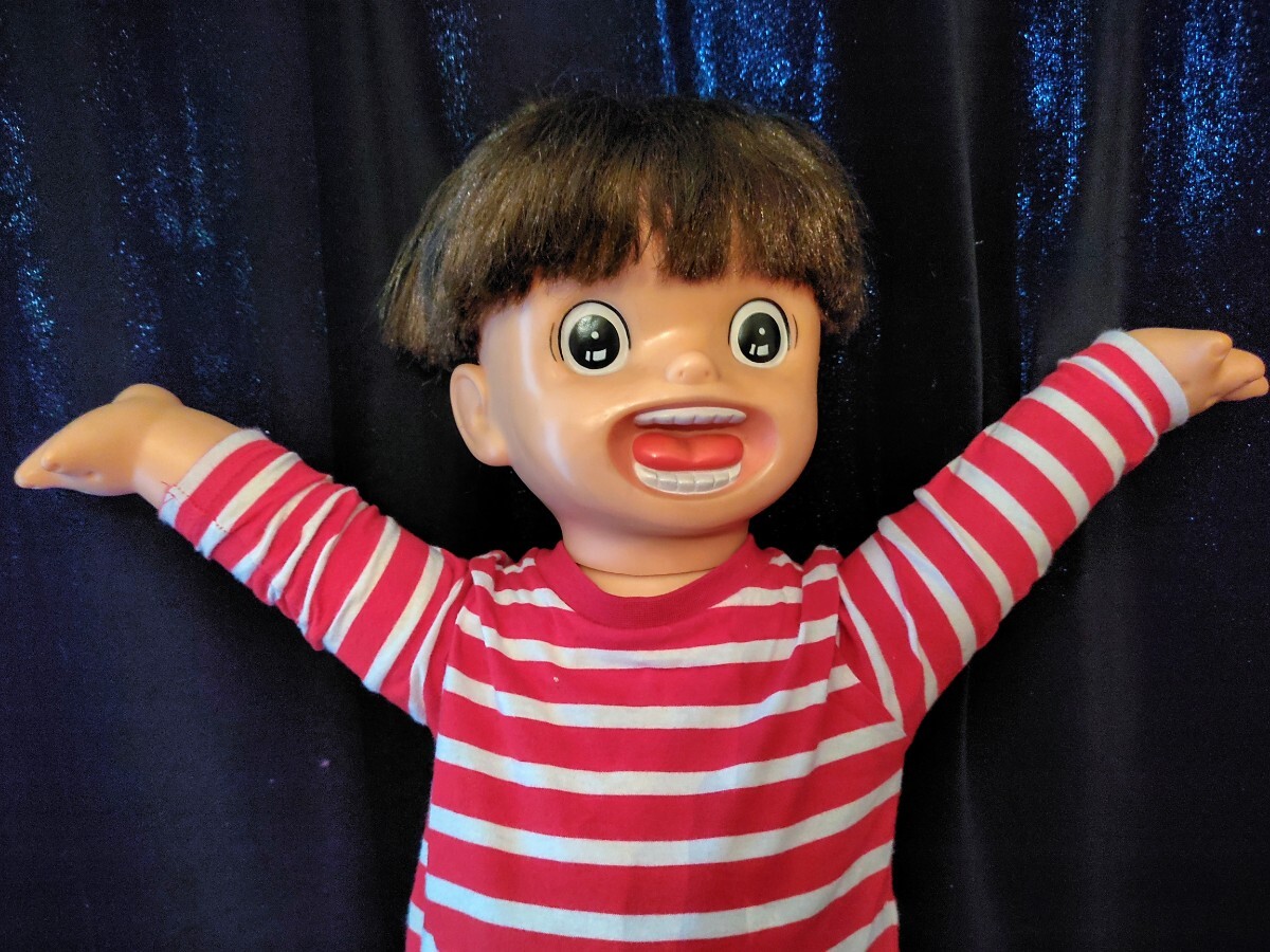 昭和レトロ 超特大 まことちゃん ソフビ 等身大カスタム試作 楳図かずお_画像2