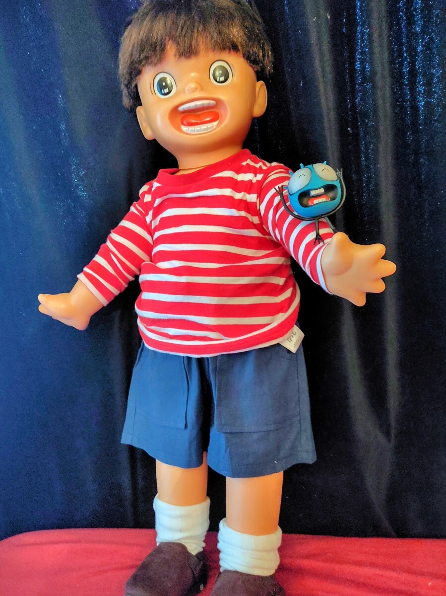 昭和レトロ 超特大 まことちゃん ソフビ 等身大カスタム試作 楳図かずお_画像1