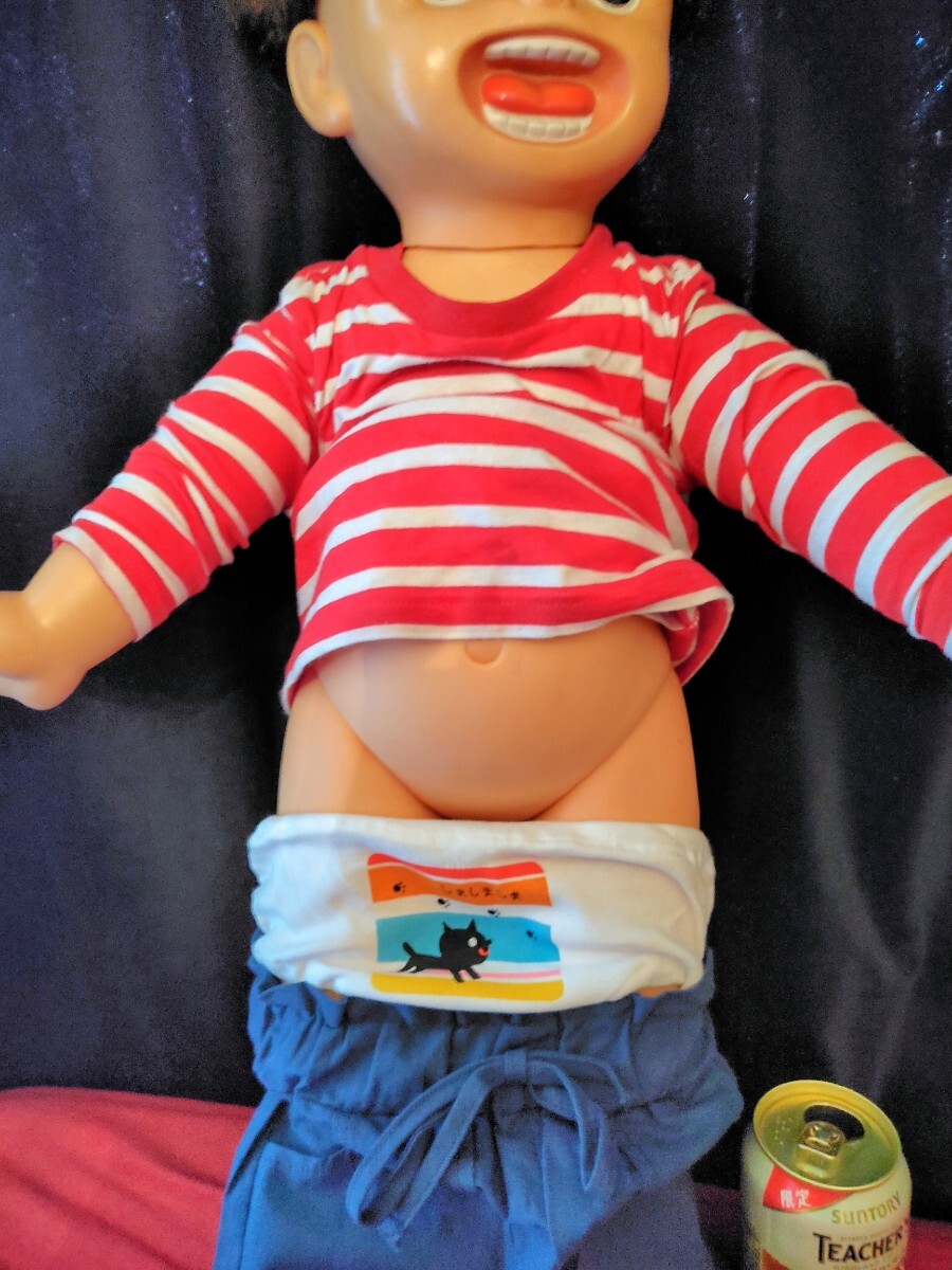 昭和レトロ 超特大 まことちゃん ソフビ 等身大カスタム試作 楳図かずお_画像9