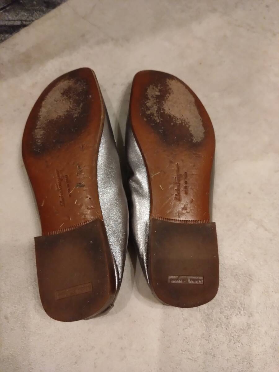  Ferragamo серебряный 6 1/2 C б/у 